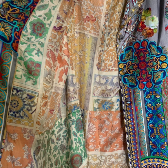 Johnny Was silk jacket - Picture 7 of 10